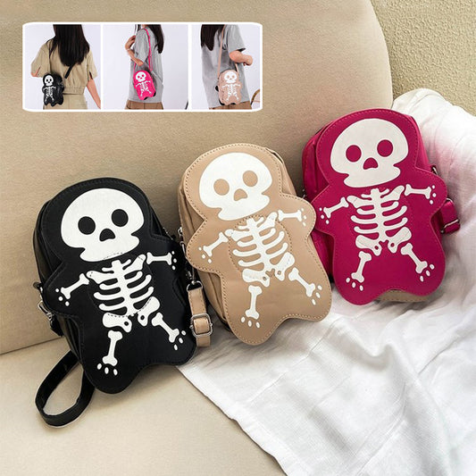 Halloween skeleton crossbody bag: Halloween Skeleton Crossbody Phone Bag – 3 Colors