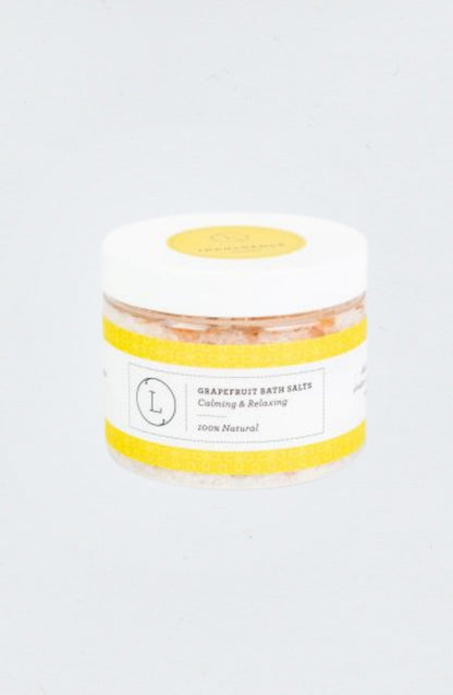 Grapefruit Bath Salts 9 oz — Citrus Mineral Soak | Organic Truth-1