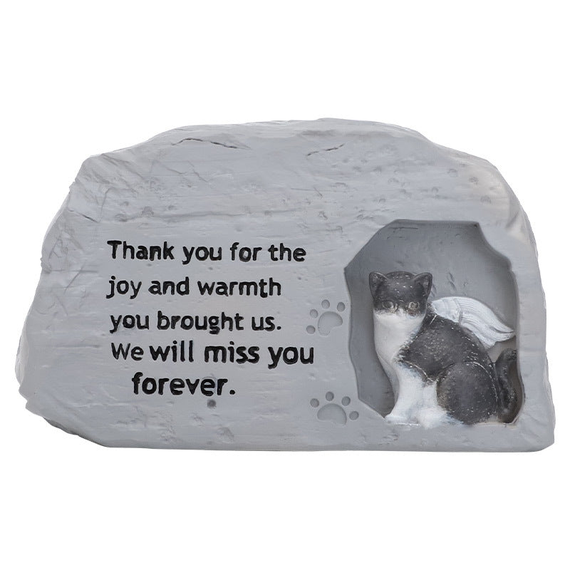Pet Urn for Ashes – Resin Sleeping Companion Figure – view 2