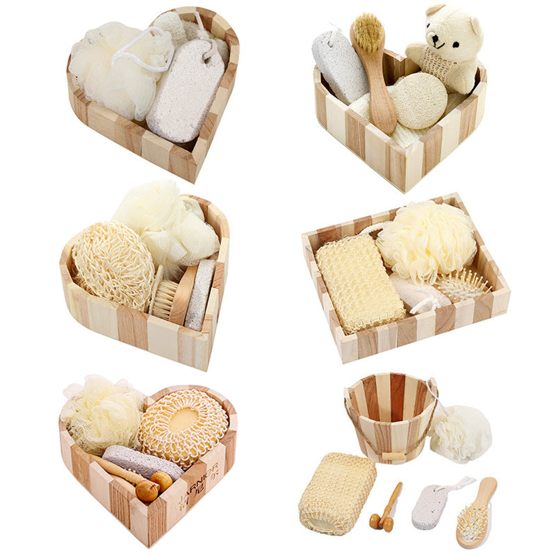 Bath Accessory Gift Set in a Wooden Box – 5 Styles – view 11