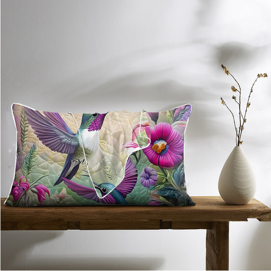 Hummingbird Satin Pillowcases – Set of 2