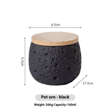 Cat urn for ashes – Black