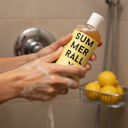 Lemon Body Wash 10 oz — Citrus Shower Gel | Organic Truth-4