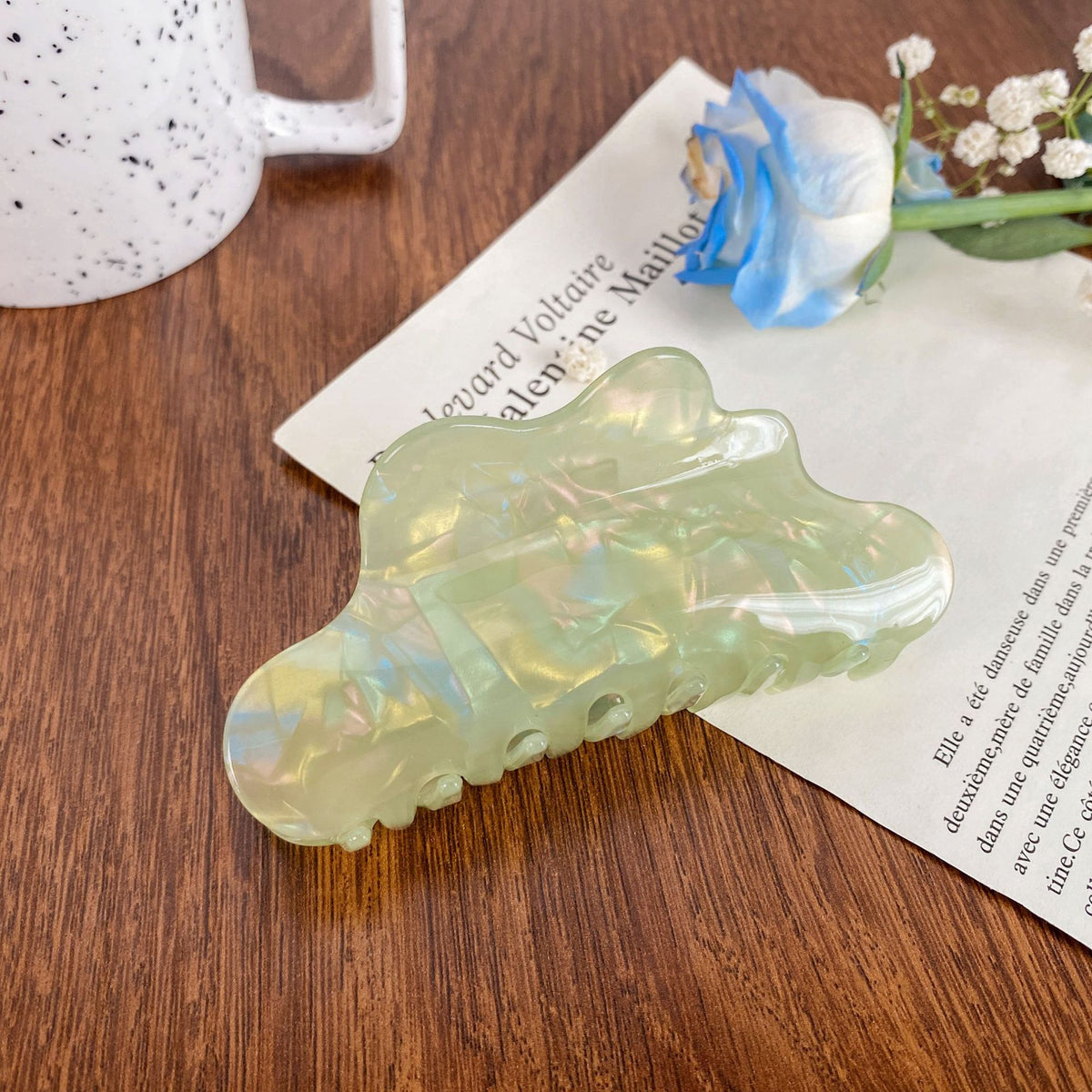 Clear claw clip – detail view 20