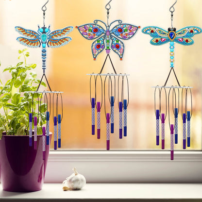 DIY Diamond Painting Suncatcher Wind Chime — product photo 1 | Organic Truth