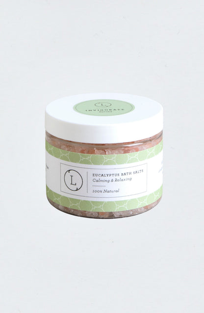 Eucalyptus Bath Salts 9 oz — Herbal Mineral Soak | Organic Truth-1