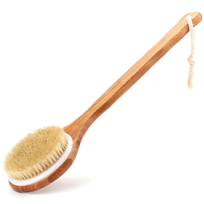 Bamboo Body Brush – Palm, Long Handle or Set – view 7