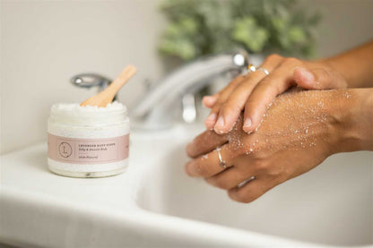 Lavender Body Scrub 9 oz — Exfoliating Salt Polish | Organic Truth-1