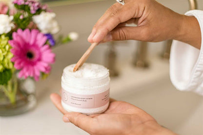 Lavender Body Scrub 9 oz — Exfoliating Salt Polish | Organic Truth-4