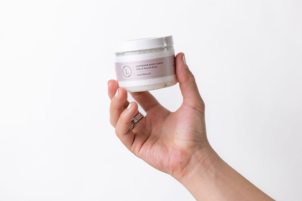 Lavender Body Scrub 9 oz — Exfoliating Salt Polish | Organic Truth-3